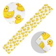 thumbnail image 5 of Yayeee Table Runner 70 inches Long for Home Kitchen Rectangle Dining Table Holiday Party Decoration, Yellow Rubber Ducks, 5 of 7