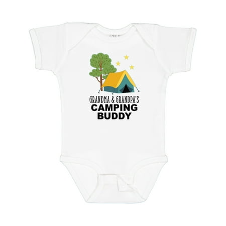 

Inktastic Grandpa Grandpa Camping Buddy Outfit Gift Baby Boy or Baby Girl Bodysuit