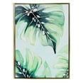 thumbnail image 2 of 36" x 47" Monstera Leaf Framed Wall Art with Gold Frame, by CosmoLiving by Cosmopolitan, 2 of 5