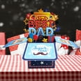 thumbnail image 1 of Tarjeta 3D del Día , el mejor papá, tarjeta de felicitación del Día , tarjeta de cumpleaños, regalo del Día para padre,, 1 of 8
