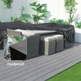 thumbnail image 6 of Abrihome Patio Furniture Set Covers Waterproof Cover (Black) - 106"x106"x28", 6 of 9