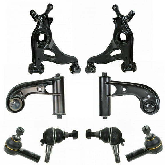 TRQ 8pc Steering Suspension Kit Control Arms Ball Joints Outer Tie Rods New PSA71487