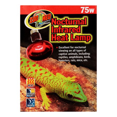 UPC: 0097612330755 | Zoo Med Nocturnal 75 Watt Heat Lamp for Reptiles
