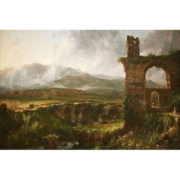 A View Near Tivoli - Thomas Cole - CANVAS OR PRINT WALL ART