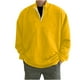 thumbnail image 2 of Sudadera sin capucha para hombre, jersey con media cremallera, camiseta de manga larga, sudadera sin capucha, blusa y camisa de cuello alto de manga larga, blusa para hombre, 2 of 6