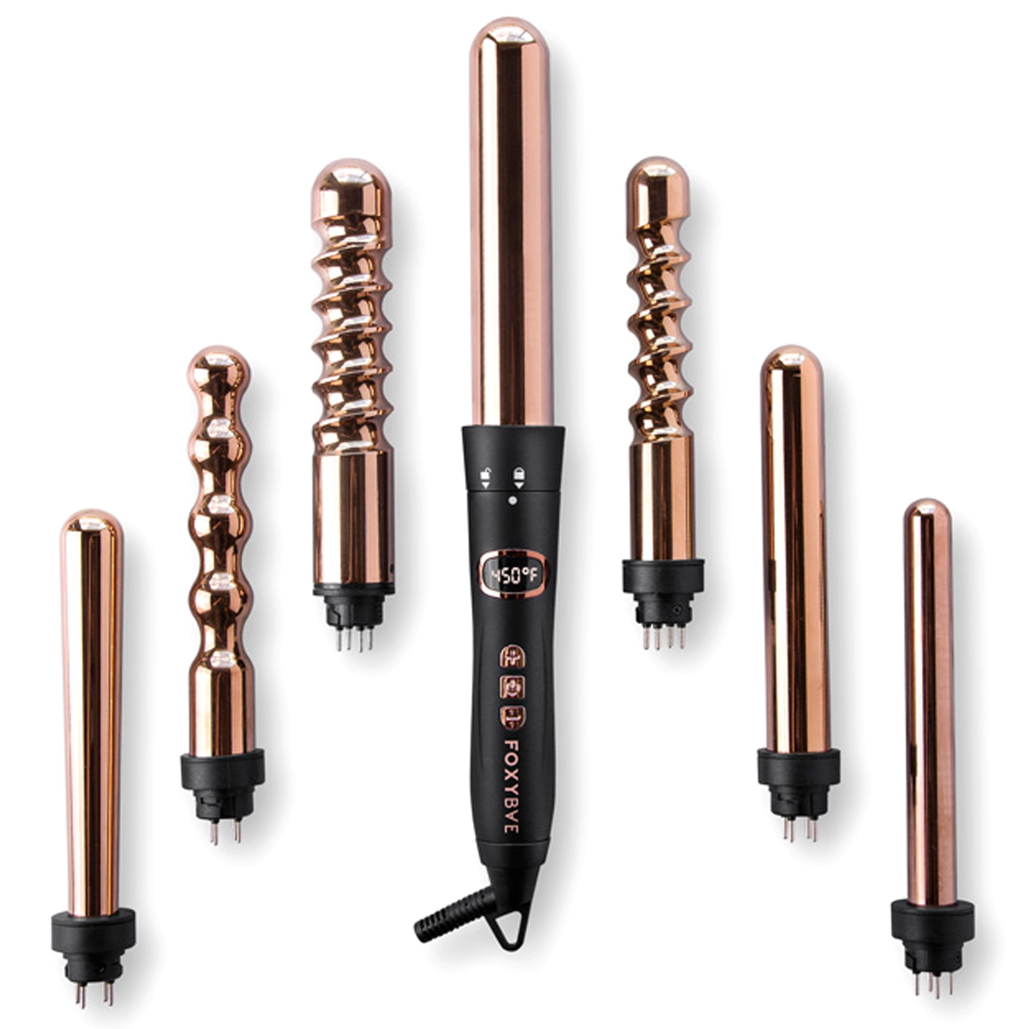 hot tools rose gold curling wand