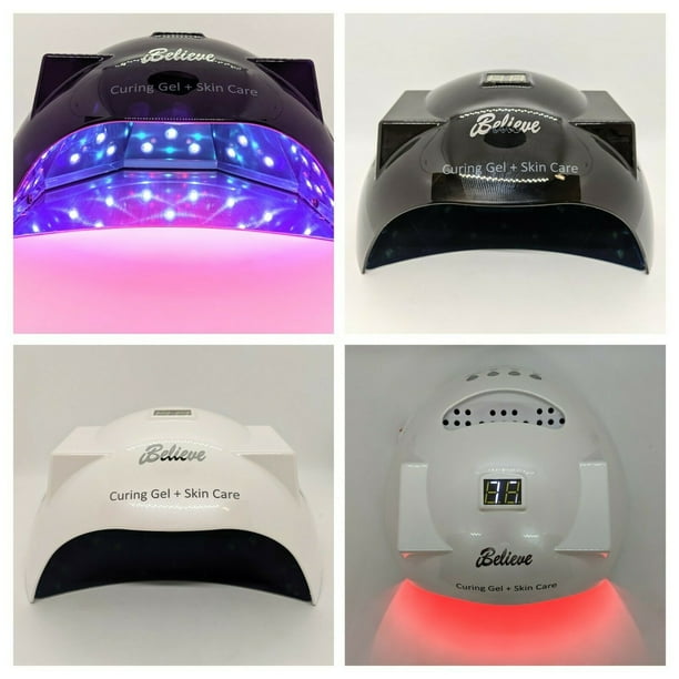 iBelieve Professional UV LED Gel Lamp Cordless Red Light Skincare
