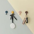 thumbnail image 2 of 40 Self Adhesive Plastic Hooks Durable Colorful Wall Hooks Key Holder For Bathroom, Kitchen, Desk, Cabinet, Glass Multi-purpose Hooks, 2 of 5