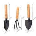 thumbnail image 2 of Juego de herramientas de jardinería esencial, regalo de 3 piezas para mujeres y hombres, kit de jardinería premium para los amantes de la jardinería, 2 of 5