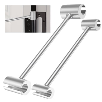 2-Pack Door Hinge Adjustment Tool – 2-in-1 Double-Headed Heavy Duty Hinge Bender – For 8.5mm To 24.5mm Hinges – Perfect For Fire Doors, Purification Doors, And More