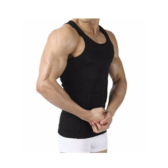 Men Body Slimming Tummy Belly Shaper Underwear shapewear Waist Girdle Shirt Vest