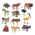 thumbnail image 4 of Juego de 12 modelos de animales de África, juguetes educativos, manualidades, regalos para niños y niñas, figuras de animales de simulación, juego de, 4 of 8