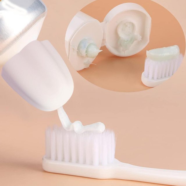 2 piezas de tapas de pasta de dientes de silicona, exprimidor de tapa de pasta de dientes autosellante, púrpura ShuxiuWang 8390605231612
