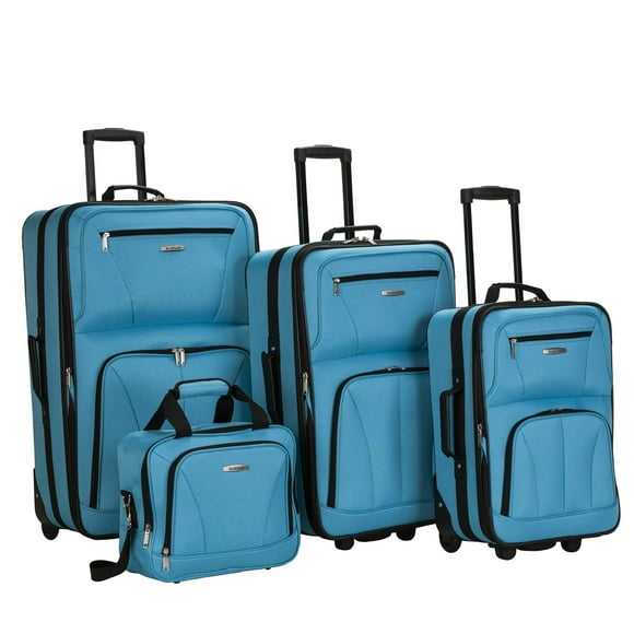 Set de equipaje Rockland Journey Softside Expandable Turquesa