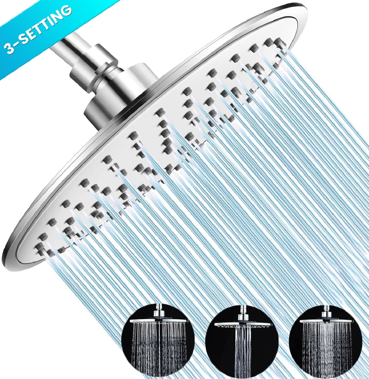 Buy Novashion 8 inch Rainfall Shower Head Rain Shower Head, Luxury High