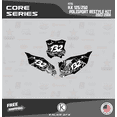 thumbnail image 4 of Kalair GFX Graphics Kit for Kawasaki KX125 POLISPORT RESTYLE (2003-2008) Core Series, 4 of 5