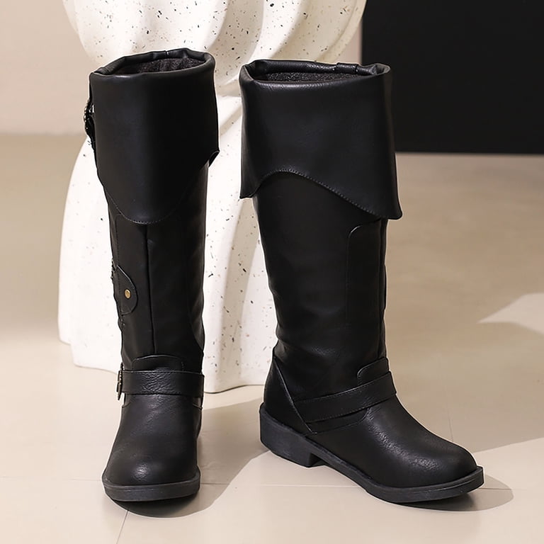 Guttear Pirate Costume Boots for Women Men Medieval  display picture 3