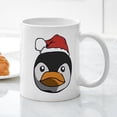 thumbnail image 3 of CafePress - Santa Penguin - 11 oz Ceramic Mug - Novelty Coffee Tea Cup, 3 of 4