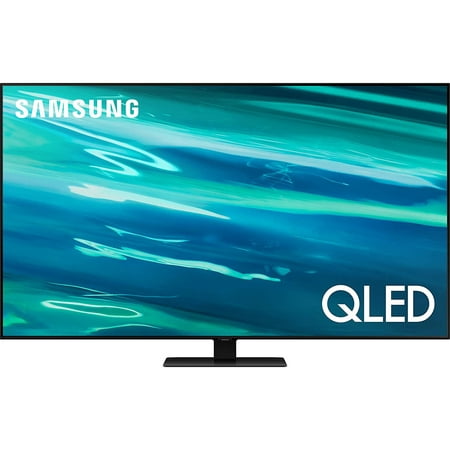 Open Box Samsung 50" Class QLED Q80A Series - 4K UHD Direct Full Array Quantum HDR 12x Smart TV with Alexa Built-in and 4 Speaker Object Tracking Lite Sound - 40W, 2.2CH (QN50Q80AAFXZA, 2021)