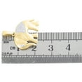 thumbnail image 4 of 10K Yellow Gold Real Diamond Elephant Pendant 0.85" Pave Statement Charm 1/10 CT, 4 of 5