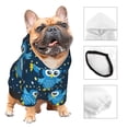 thumbnail image 3 of Haiem Blue Owl for Winter Dog Hoodie Sweatshirts with Pockets Warm Dog Clothes for Small Dogs Chihuahua-Large, 3 of 7