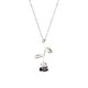 thumbnail image 2 of Collar para mujer, joyería para mujer, collar clásico con colgante de flor de rosa, joyería elegante de moda para mujer, collar de rosa, 2 of 3