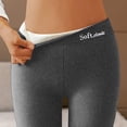 thumbnail image 2 of Sopiago Fleece Lined Leggings for Women High Waisted Workout Winter Warm Thick Pants Thermal Yoga Pants Dark Gray,S, 2 of 7