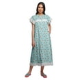 thumbnail image 1 of Moomaya Chemise de Nuit à Manches Courtes pour Femmes, en Coton Imprimé, 1 of 6
