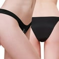 thumbnail image 5 of Women's Sexy Satin String Bikini Underwear Shine Smooth Underwear, 5 of 6