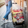 thumbnail image 3 of Be My Valentine's Alaskan Malamute Truck Full of Love Flower Balloon Travel Luggage Cover Alaska Mal Dog Lovers Gifts Suitcase Dust Protective Decor - 02029, 3 of 5