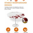 thumbnail image 6 of Halloween Round Fitted Tablecloth with Elastic Blood Hand Tablecloths Horror Scary Bloody Table Cover for Kitchen Dinner Holiday Party Picnic Halloween Decor Fits Tables up to 36"- 44" Diameter, 6 of 6