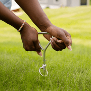 Carlson Triangle Stake for Pet Tie-Out Installation, 18.3 Inches Tall, Secure with Triangle Top and Screw-Shaped Body
