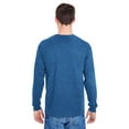 thumbnail image 2 of The Fruit of the Loom Adult HD Cotton Long-Sleeve T-Shirt - RETRO HTHR ROYAL - XL, 2 of 2
