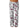 thumbnail image 2 of Hello Kitty Womens Pajamas Pants Pjs Halloween Pajamas Y2k Anime Cartoon Cat Pajamas for Women Couple All Over Print Bottoms Sleep Pajamas Pants Flannel Pajama Pants, 2 of 5