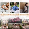thumbnail image 4 of AISENIN Personalized for Mom Custom Blanket with Photos Pictures Text Best Mom Ever Gifts from Daughter Son Kids Customized Birthday Gifts for Mom Grandma Wife Women, 4 of 5