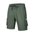 thumbnail image 3 of toraway Male Drawstring Plus Size Summer Shorts Multi Pockets Cargo Pants XXL, 3 of 3