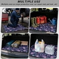 thumbnail image 3 of Xixirimido Cargo Liner Floor Mat All Weather Trunk Protection Trimmable to Fit Heavy Duty Car Trunk Mat Universal Car Accessories, 29" x 39", Boho Paisley Floral, 3 of 7