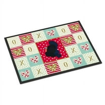 Caroline's Treasures CK5412JMAT Norfolk Black Turkey Love Door Mat, Indoor Rug or Outdoor Welcome Mat 24x36 Doormat,