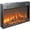 For 26in, variant on 26 Inch Electric Fireplace Inserts with Remote Control and Timer - Adjustable Flame Brightness - Recessed Mounted