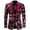 Blazer 27#Wine, variant on Carnival Suit Jacket for Men Print Stylish Dinner Jacket for Event and Fashion Casual Lightweight Sport Coat Travel Party Business Formal