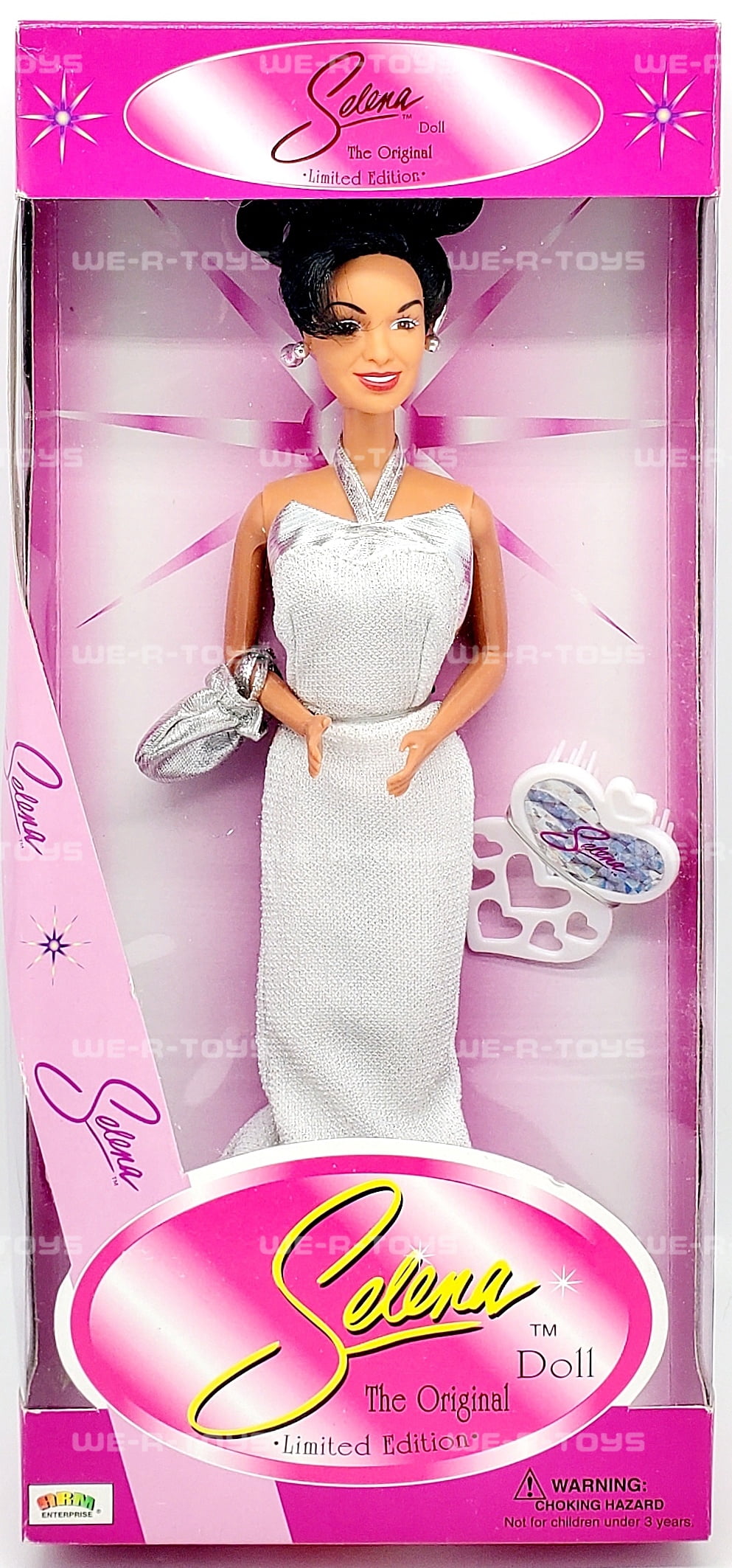 Selena Quintanilla Perez The Original Doll White Silver Dress ARM 1997