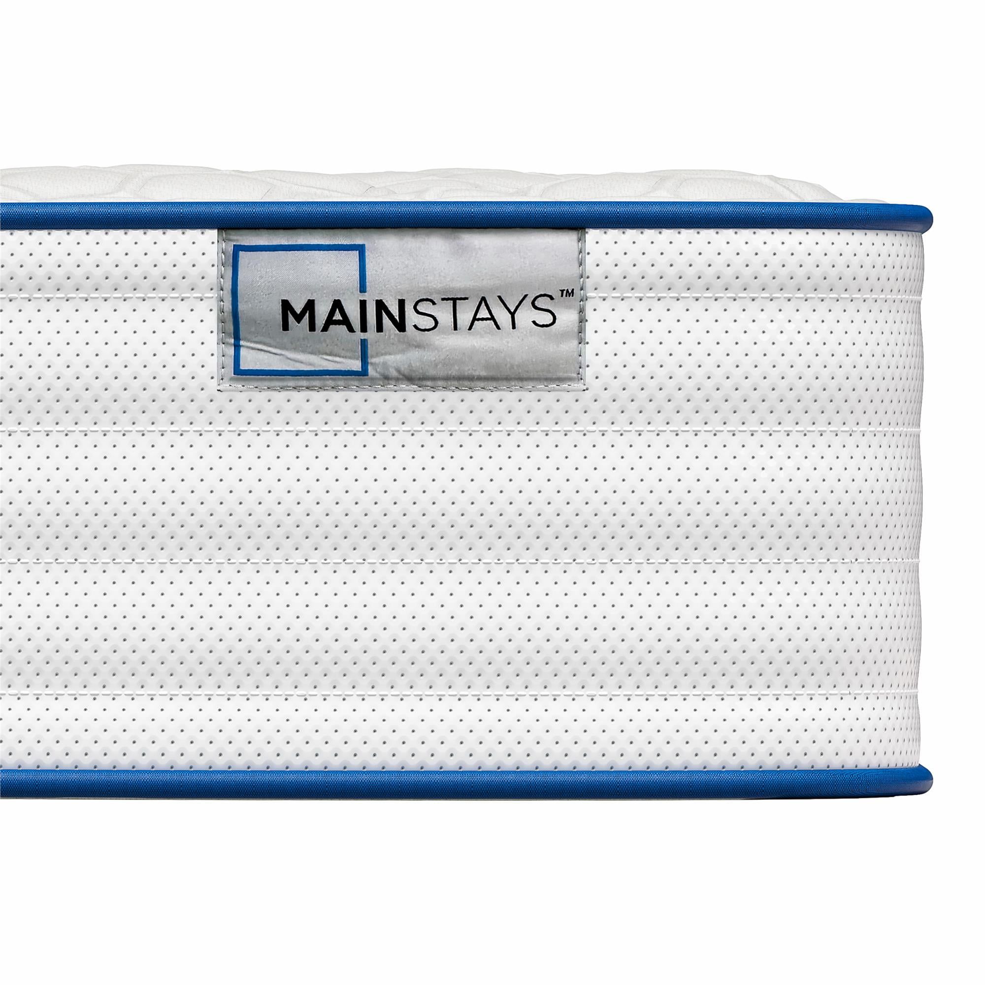 Mainstays 8" Pocket Spring Hybrid Bed Mattress in a Box, Medium Firm Queen