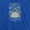 thumbnail image 2 of Adventure Time Marceline Concert Unisex Adult Pull-Over Heather Hoodie, Small, Royal, 2 of 4