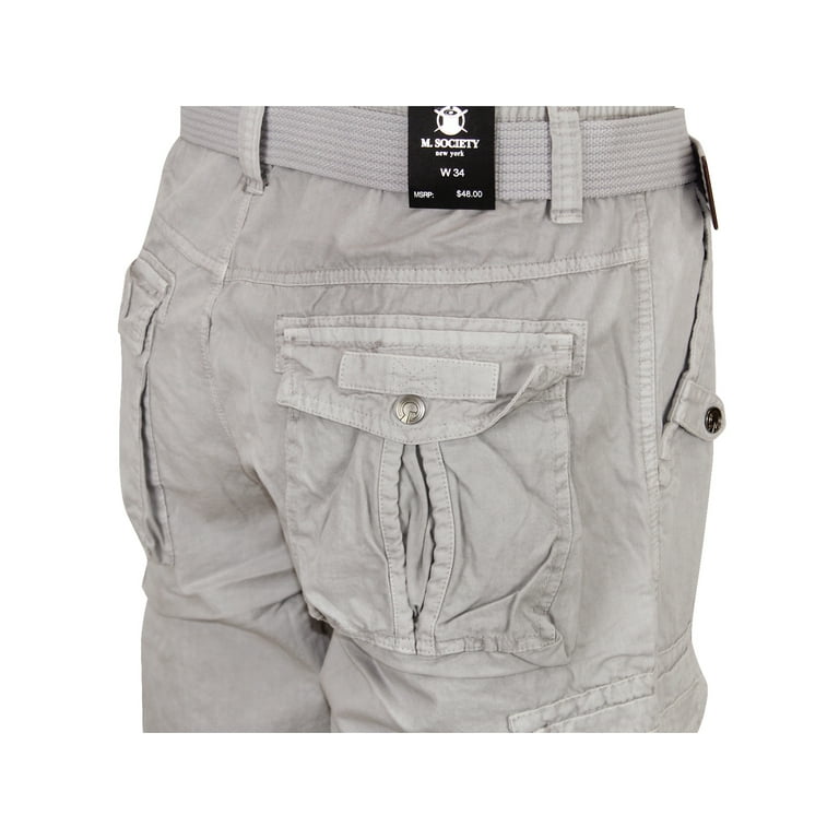 SDER® Mini Short Homme Men's Summer Pure Cotton Multi-Pocket