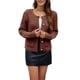 thumbnail image 2 of Suéteres de Punto para Mujer, Moda de Otoño, Larga, Botones, Chaqueta Informal de Moda, Ropa de Invierno Color Caramelo M, 2 of 8