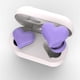 thumbnail image 3 of Heart Shaped Wireless Earbuds HIFI Stereo Sound Waterproof Bluetooth 5.3 Headphone with Charging Case for Girls Women Purple, 3 of 4