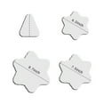 InsCrazy Christmas Decorations 2024 Star Christmas Tree Template Ruler
