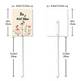 thumbnail image 6 of Do Not Mow Sign with Metal Stake 4.6 x 6 Inches No Mow May Yard Sign No Mow Signs Aluminum ​Garden Signs Outdoor for Lawn Yard Garden Decor, Easy to Install, 6 of 6