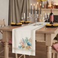 thumbnail image 2 of Table Runners 72 Inches Long Dress Scarves, Summer Coastal Farmhouse Kitchen/Dining Table Runner, Coffee Tablerunners, Nautical Beach Marine Life Beige Striped 16x72 Inch, 2 of 9