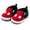 Red Mickey, variant on Minnie Mouse Red and Black Infant Prewalker Soft Sole Slip-on Shoes - Size 6-9 Months